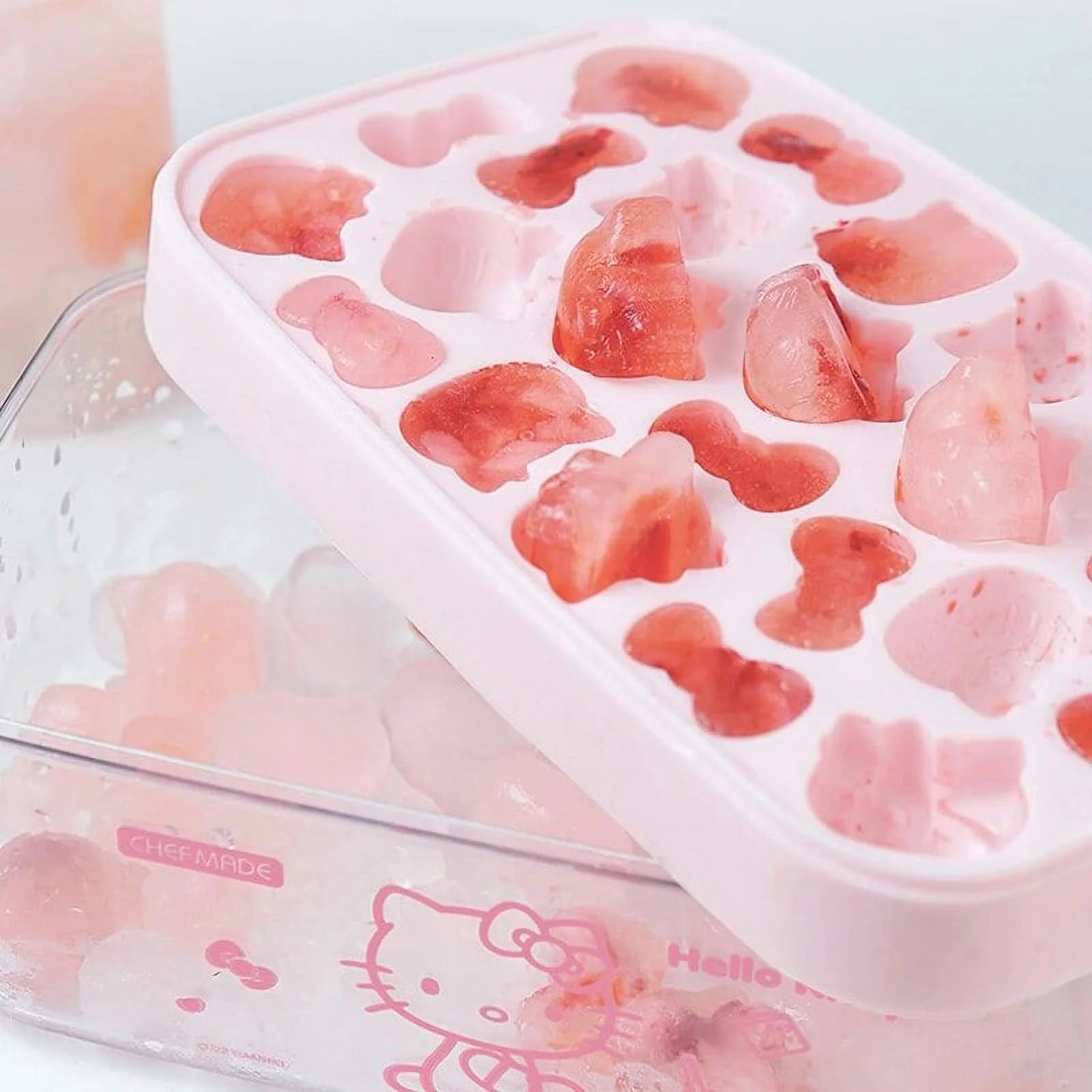 4PCS Kawaii Sanrio Hellokitty Ice Tray Mold Cinnamoroll Cute Anime Summer Home Kitchen Baking Ice Cube Silicone Ice Box Tool