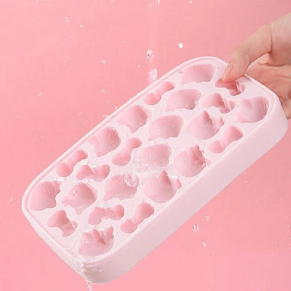 4PCS Kawaii Sanrio Hellokitty Ice Tray Mold Cinnamoroll Cute Anime Summer Home Kitchen Baking Ice Cube Silicone Ice Box Tool
