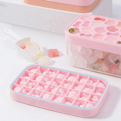 4PCS Kawaii Sanrio Hellokitty Ice Tray Mold Cinnamoroll Cute Anime Summer Home Kitchen Baking Ice Cube Silicone Ice Box Tool